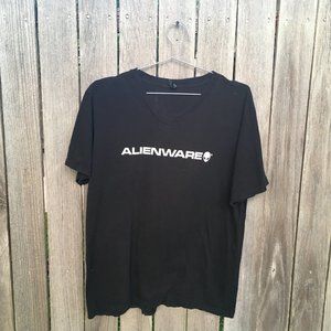 Alienware Alpha Tour Black V-Neck T-Shirt